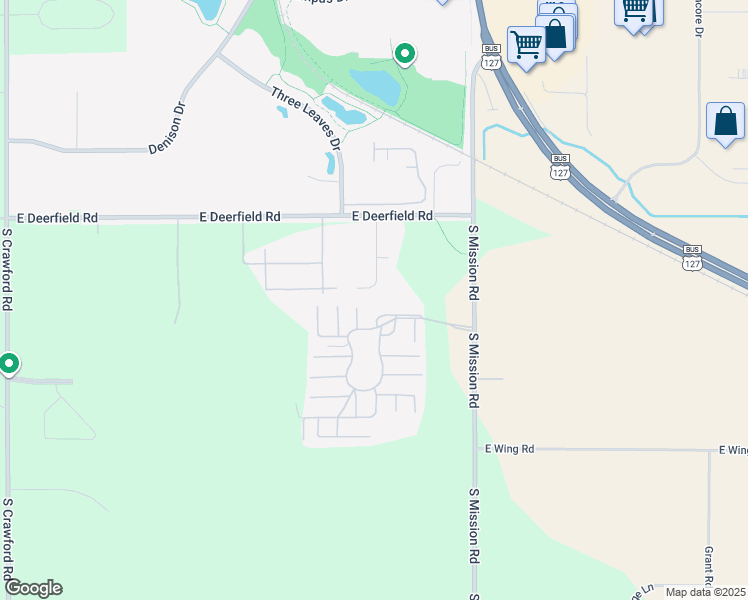 map of restaurants, bars, coffee shops, grocery stores, and more near 5165 Silverberry Drive in Mount Pleasant