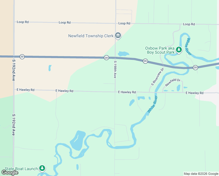 map of restaurants, bars, coffee shops, grocery stores, and more near 4163 South 198th Avenue in Hesperia