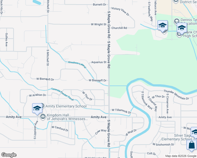 map of restaurants, bars, coffee shops, grocery stores, and more near 4103 Star Valley Street in Boise