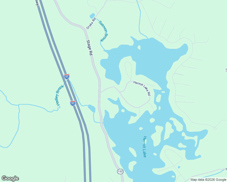 map of restaurants, bars, coffee shops, grocery stores, and more near 41 Hermit Lake Road in Sanbornton