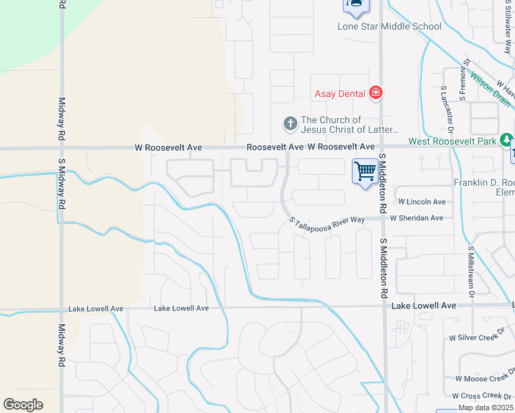 map of restaurants, bars, coffee shops, grocery stores, and more near 11327 West Platte River Street in Nampa
