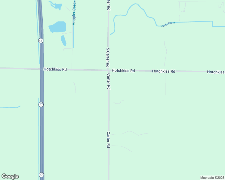 map of restaurants, bars, coffee shops, grocery stores, and more near 10832 Carter Road in Freeland