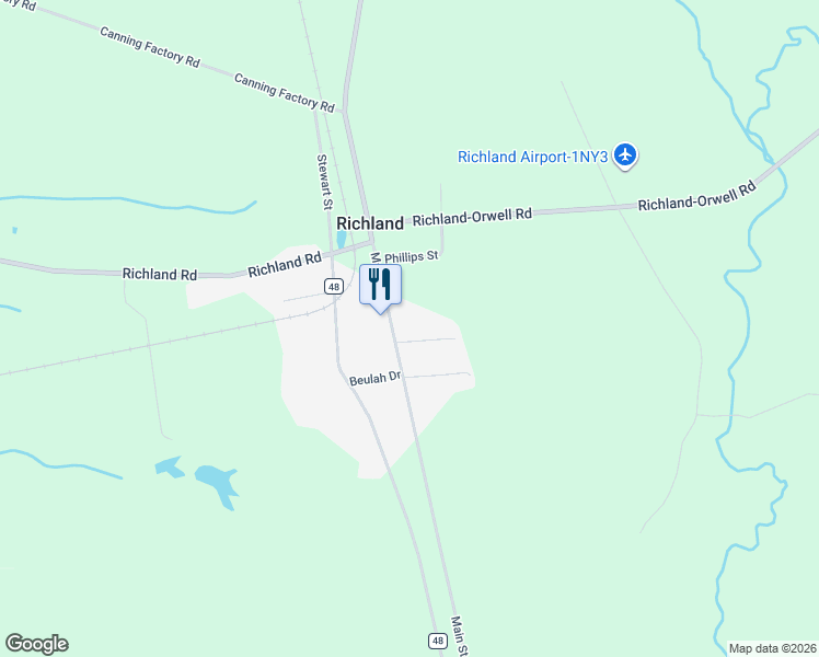 map of restaurants, bars, coffee shops, grocery stores, and more near 5 Wright Road in Richland