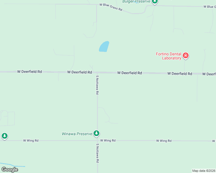map of restaurants, bars, coffee shops, grocery stores, and more near 5141 South Nottawa Road in Mount Pleasant