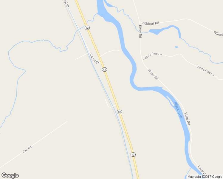 map of restaurants, bars, coffee shops, grocery stores, and more near Route 12 in Port Leyden