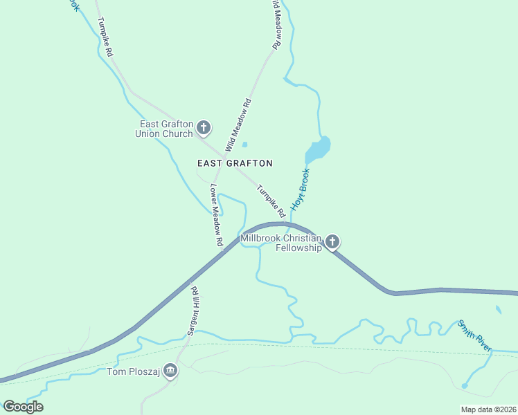 map of restaurants, bars, coffee shops, grocery stores, and more near 23 Turnpike Road in Grafton