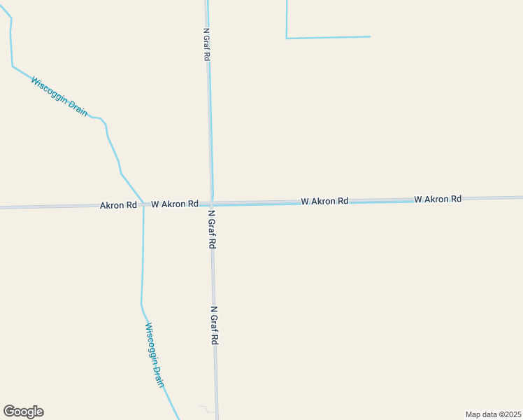 map of restaurants, bars, coffee shops, grocery stores, and more near 2421 West Akron Road in Caro