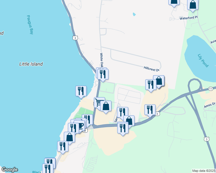 map of restaurants, bars, coffee shops, grocery stores, and more near in Laconia
