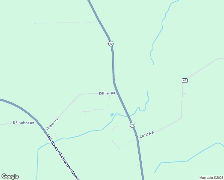 map of restaurants, bars, coffee shops, grocery stores, and more near W208 Dillman Rd in Randolph