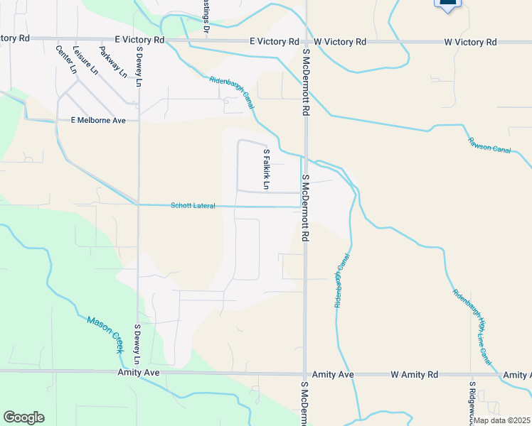 map of restaurants, bars, coffee shops, grocery stores, and more near 7703 East Stonecastle Drive in Nampa