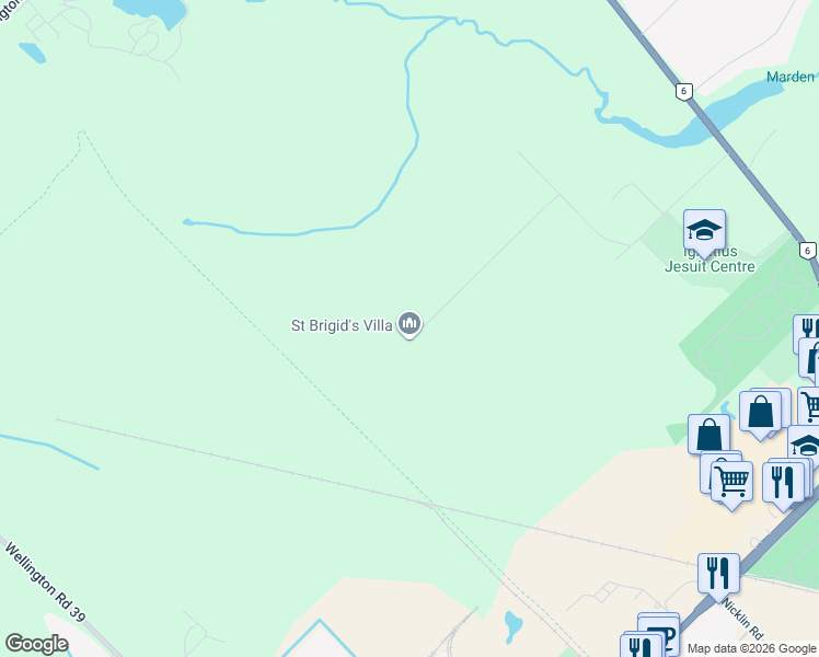 map of restaurants, bars, coffee shops, grocery stores, and more near in Guelph