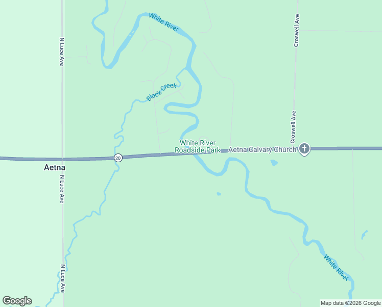 map of restaurants, bars, coffee shops, grocery stores, and more near 4331 West 1 Mile Road in White Cloud