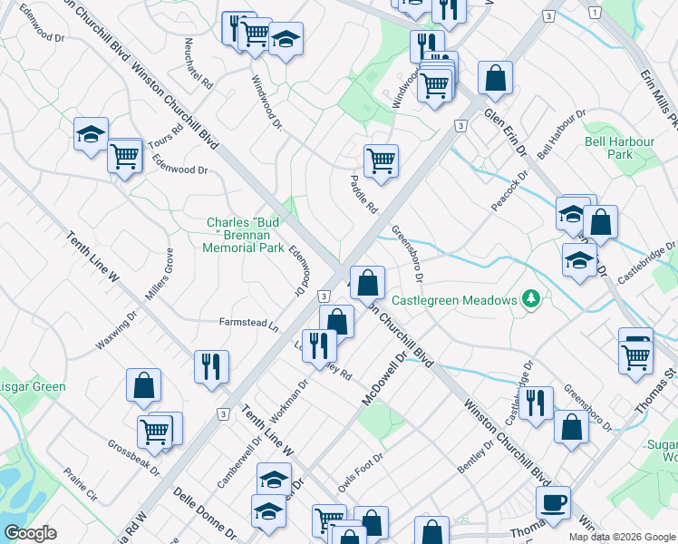Winston Churchill Blvd & Britannia Rd W, Mississauga ON Walk Score