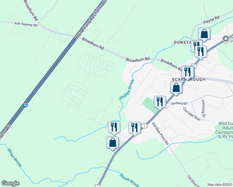 map of restaurants, bars, coffee shops, grocery stores, and more near 9 Susan Avenue in Scarborough