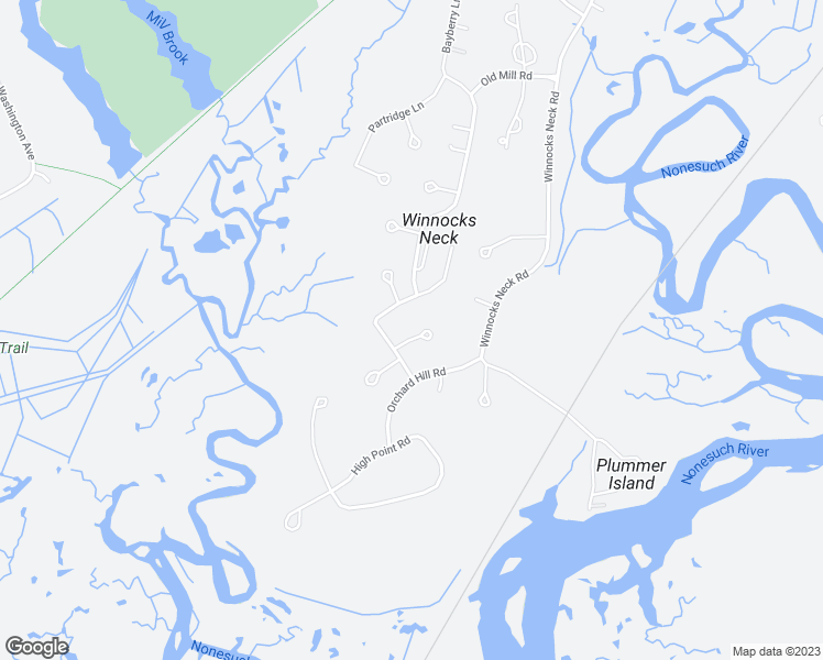 map of restaurants, bars, coffee shops, grocery stores, and more near 6 Rocky Hill Road in Scarborough