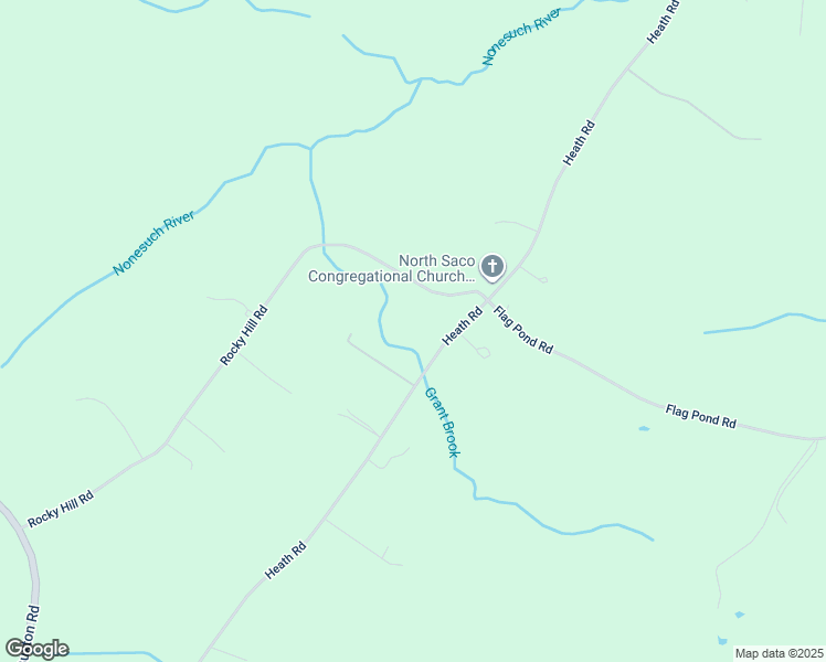map of restaurants, bars, coffee shops, grocery stores, and more near 130 Heath Road in Saco