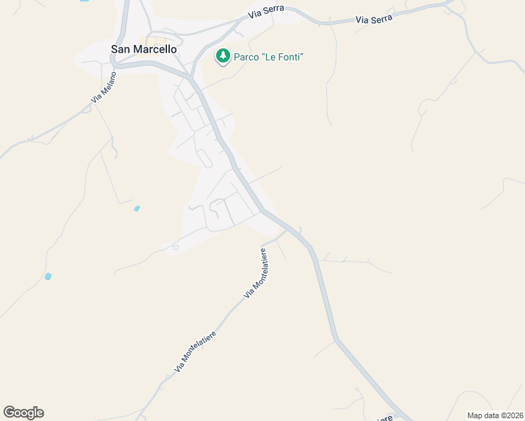 map of restaurants, bars, coffee shops, grocery stores, and more near Strada Provinciale 18 in San Marcello