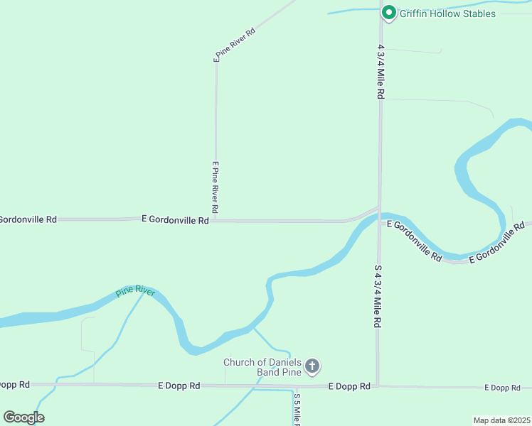 map of restaurants, bars, coffee shops, grocery stores, and more near 447 East Gordonville Road in Midland