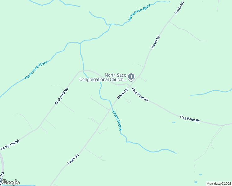 map of restaurants, bars, coffee shops, grocery stores, and more near 130 Heath Road in Saco