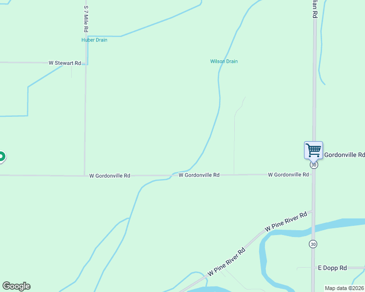 map of restaurants, bars, coffee shops, grocery stores, and more near 220 West Gordonville Road in Midland