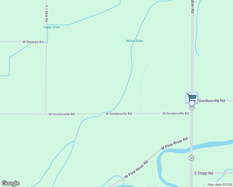 map of restaurants, bars, coffee shops, grocery stores, and more near 220 West Gordonville Road in Midland