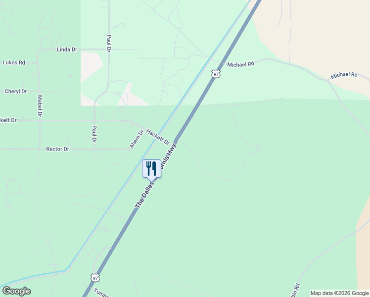 map of restaurants, bars, coffee shops, grocery stores, and more near 148740 U.S. 97 in Gilchrist