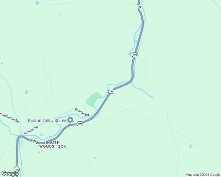 map of restaurants, bars, coffee shops, grocery stores, and more near 10657 South Road in Woodstock