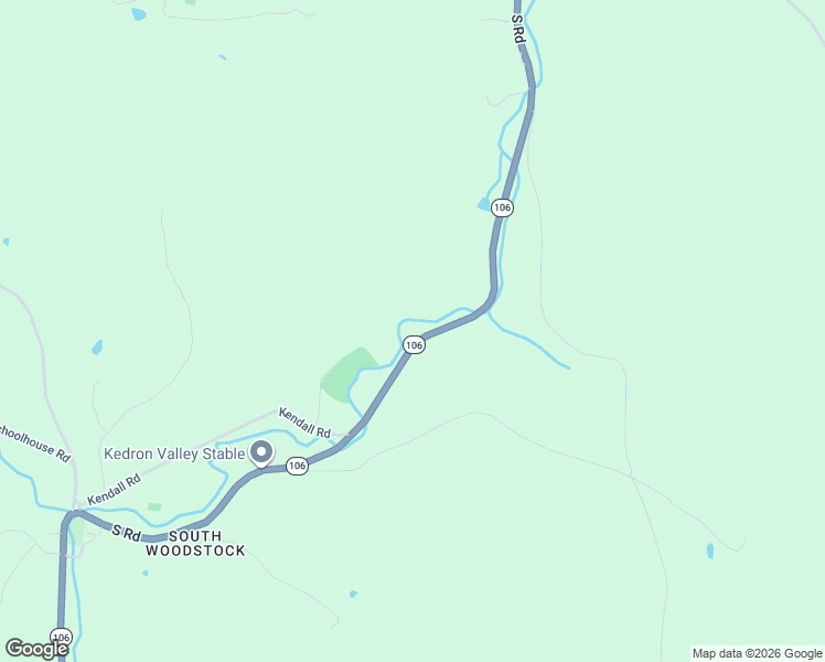 map of restaurants, bars, coffee shops, grocery stores, and more near 10657 South Road in Woodstock