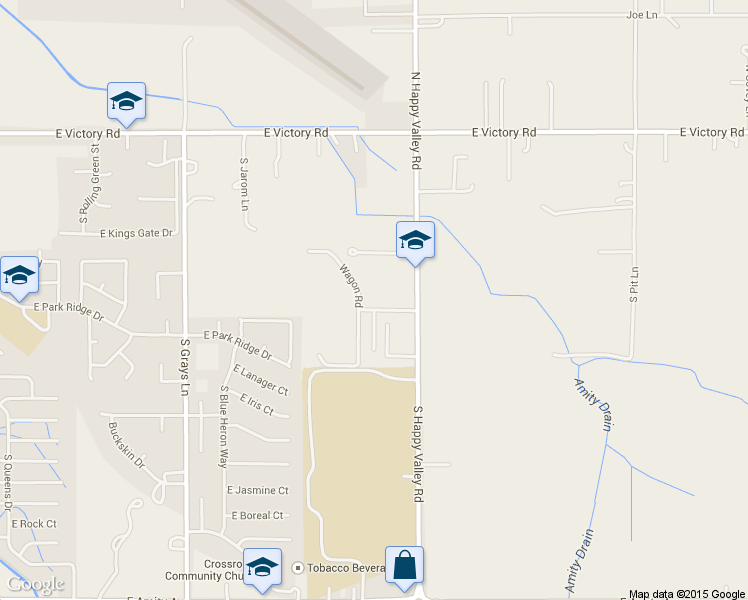 map of restaurants, bars, coffee shops, grocery stores, and more near 4516 Wagon Road in Nampa