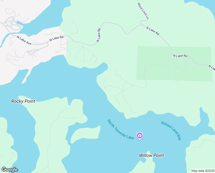 map of restaurants, bars, coffee shops, grocery stores, and more near 4372 South Tenmile Lake in Lakeside