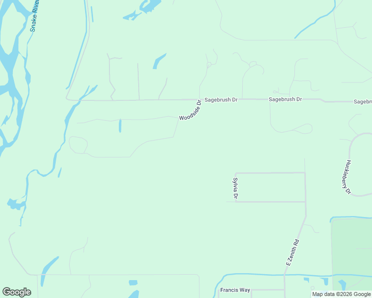 map of restaurants, bars, coffee shops, grocery stores, and more near Red Tail Road in Jackson