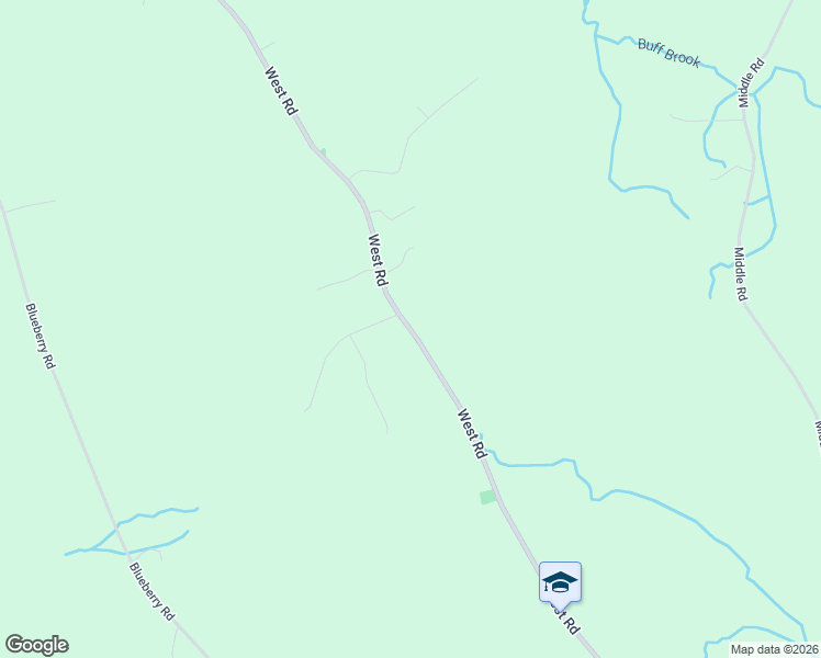 map of restaurants, bars, coffee shops, grocery stores, and more near 876 West Road in Waterboro