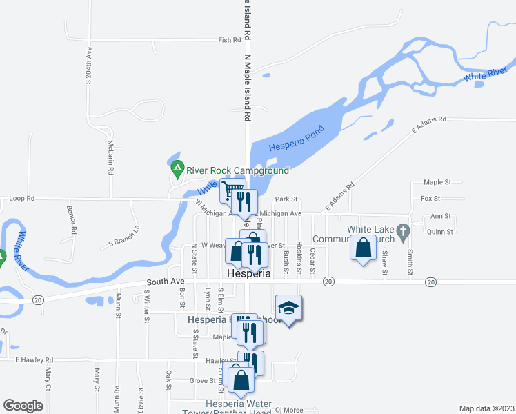29 East Michigan Avenue, Hesperia MI Walk Score