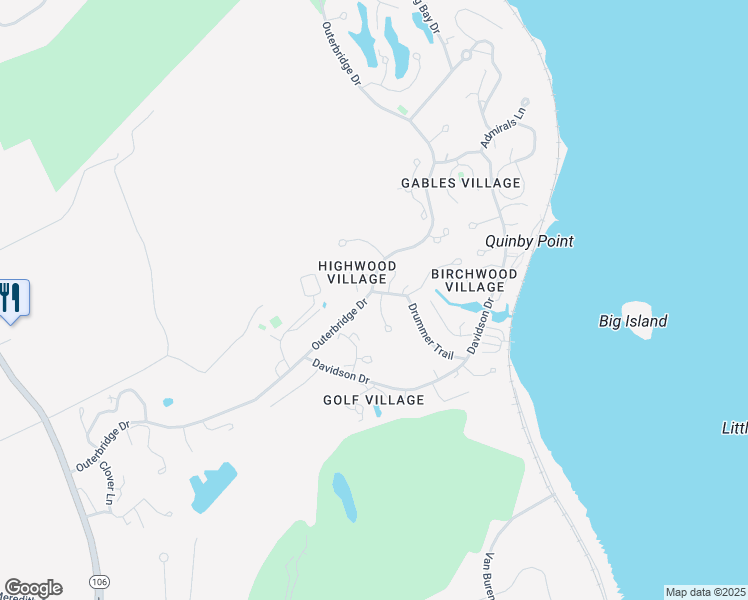 map of restaurants, bars, coffee shops, grocery stores, and more near 5 Hemlock Circle in Laconia