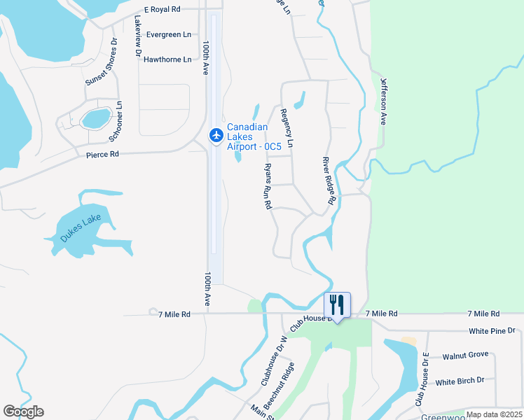 map of restaurants, bars, coffee shops, grocery stores, and more near 7331 Ryans Run in Stanwood