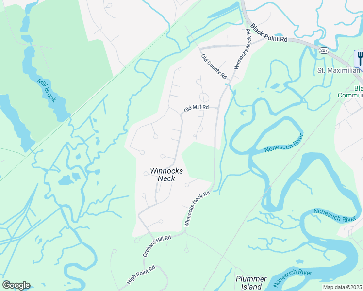 map of restaurants, bars, coffee shops, grocery stores, and more near 22 Tall Pines Road in Scarborough