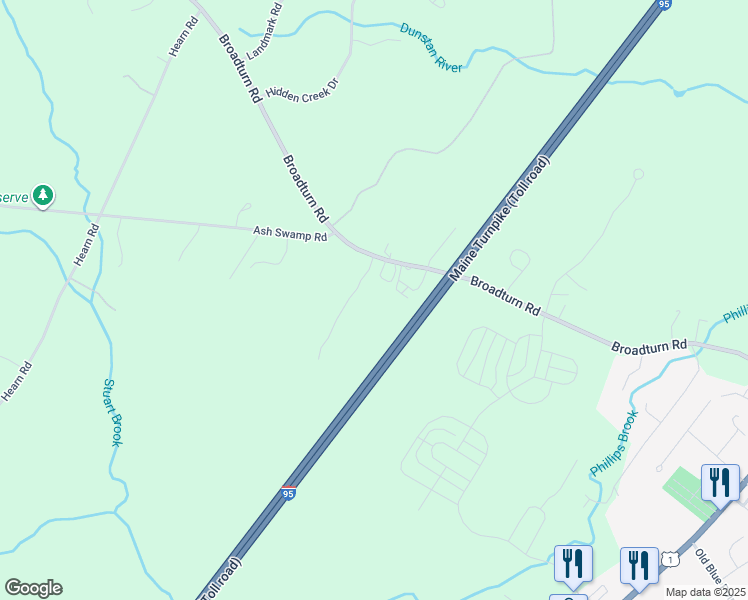 map of restaurants, bars, coffee shops, grocery stores, and more near 92 Broadturn Road in Scarborough