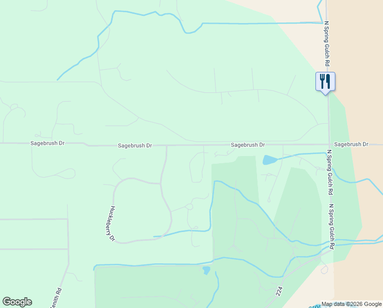 map of restaurants, bars, coffee shops, grocery stores, and more near 370 Sagebrush Drive in Jackson