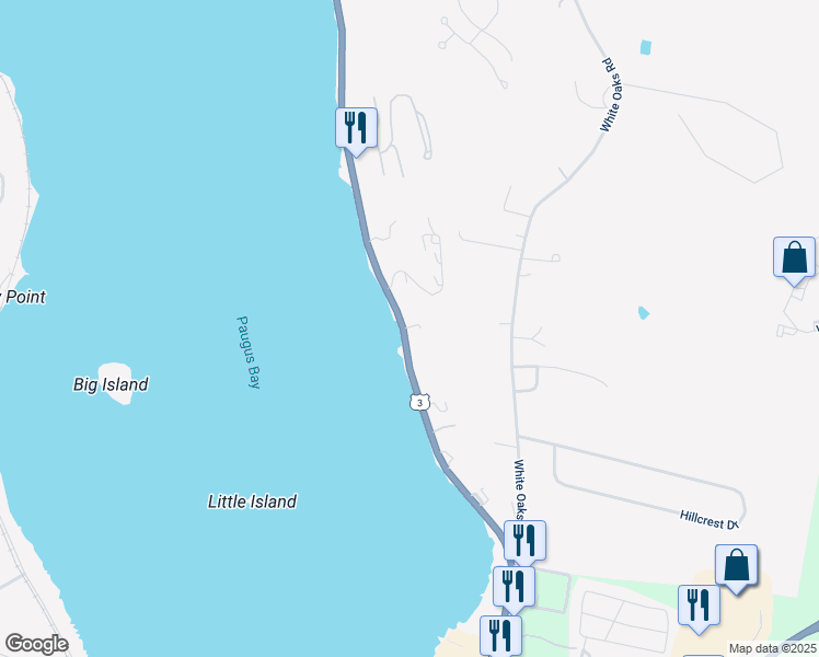 map of restaurants, bars, coffee shops, grocery stores, and more near 221 Weirs Boulevard in Laconia