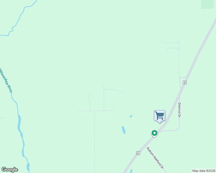 map of restaurants, bars, coffee shops, grocery stores, and more near N979 Bartelt Lane in Campbellsport