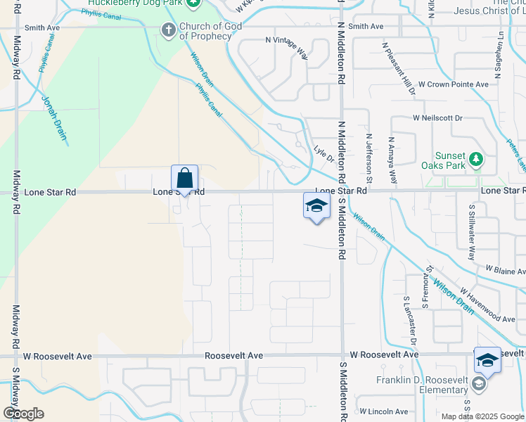 map of restaurants, bars, coffee shops, grocery stores, and more near 11255 West Quartet Street in Nampa