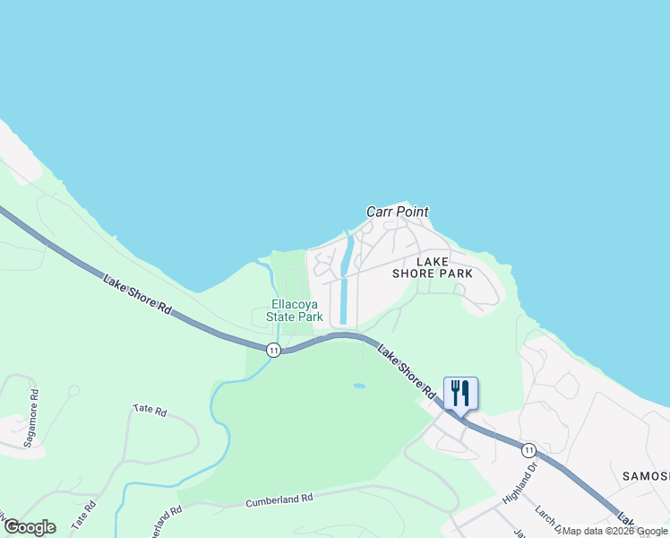 map of restaurants, bars, coffee shops, grocery stores, and more near 12 Woodbridge Road in Gilford