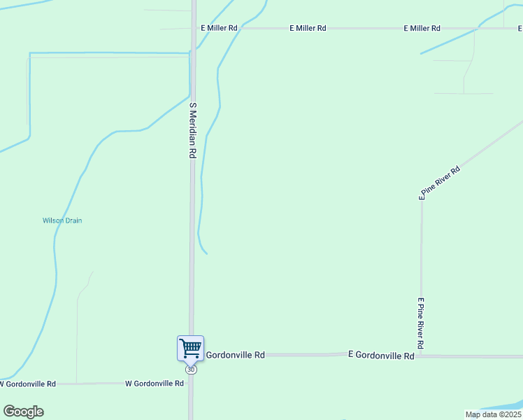 map of restaurants, bars, coffee shops, grocery stores, and more near 1231 South Meridian Road in Midland