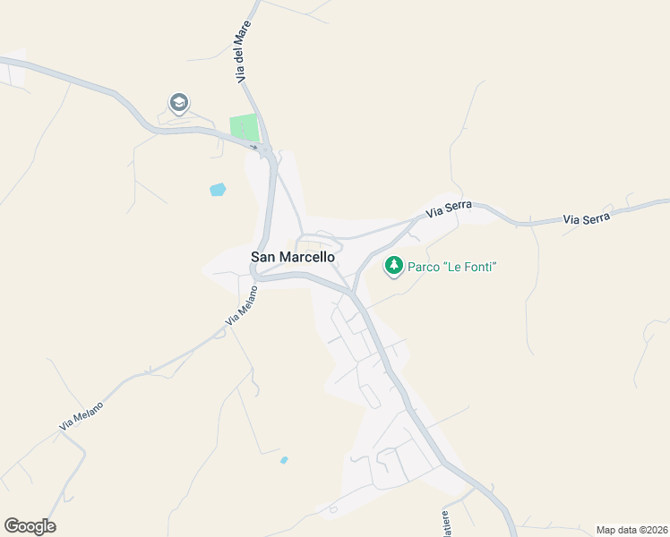 map of restaurants, bars, coffee shops, grocery stores, and more near Strada Provinciale 18 in San Marcello