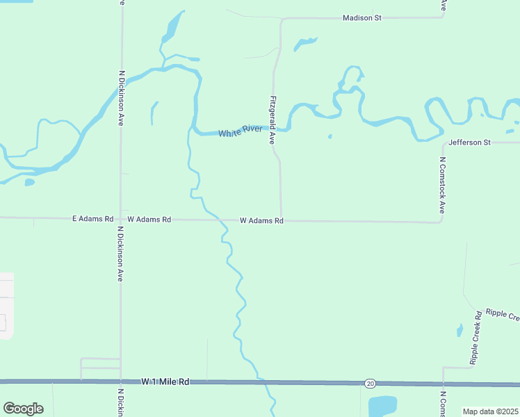 map of restaurants, bars, coffee shops, grocery stores, and more near 8485 West Adams Road in Hesperia