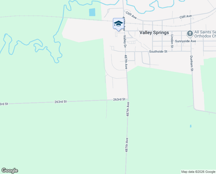 map of restaurants, bars, coffee shops, grocery stores, and more near in Valley Springs