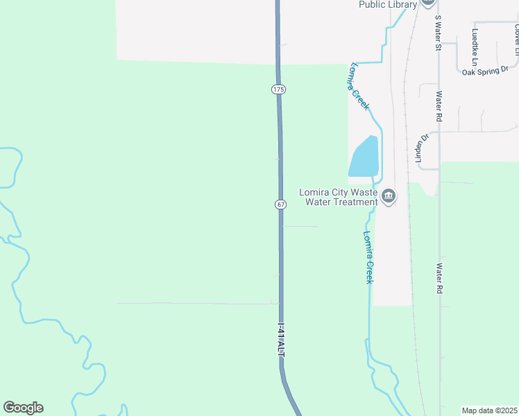 map of restaurants, bars, coffee shops, grocery stores, and more near N10505 Wisconsin 175 in Lomira
