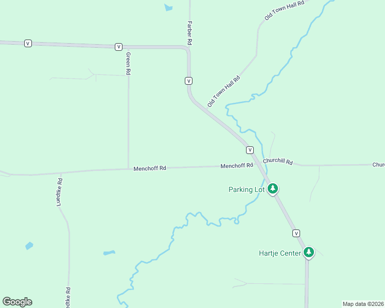 map of restaurants, bars, coffee shops, grocery stores, and more near E5384 Menchoff Road in Reedsburg