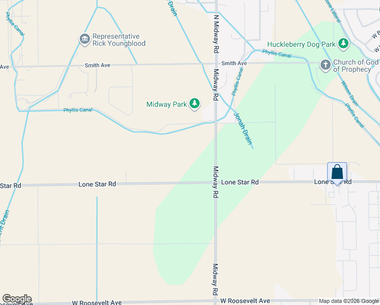 map of restaurants, bars, coffee shops, grocery stores, and more near 14159 Central Midway Road in Nampa
