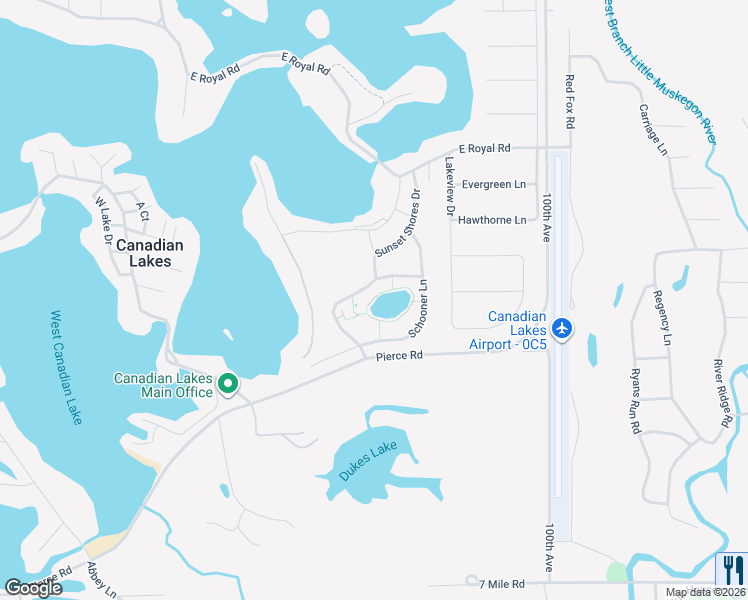 map of restaurants, bars, coffee shops, grocery stores, and more near 10321 Shipyard Row in Stanwood